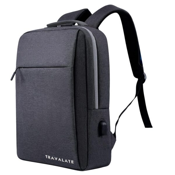 TRAVALATE Laptop Backpack with USB Charging Port for Travel, Office, College, Business Bag, Gift for Men and Women