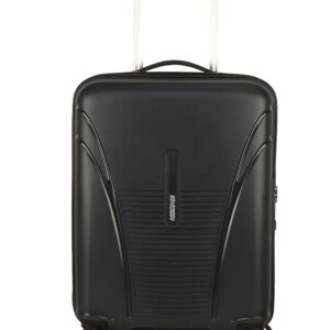 American Tourister Ivy 77Cm Large Hardside Polypropylene 4 Wheel Spinner Check-in Suitcase with Recessed TSA Lock & Color-Matched Components for Women & Men – Black