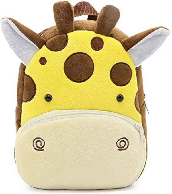 DZert Giraffe Kids School Bag Soft Plush Backpacks Cartoon Boys Girls Baby (2-5 Years)