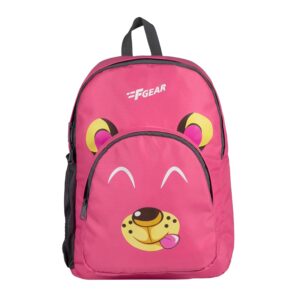 F Gear Ziggy SayCheese 13L, Kids School Backpack|Daypack|Tuition Bag|Primary Nursery School bag For Girls Boys|Bottle Holder Front Zippered Pocket, Padded Back & Shoulder Straps|