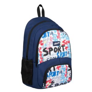 F Gear Bora Geomtric 21L Casual Backpack|School Bag|Children Daypack|Padded Back & Shoulder Straps|Lightweight Backpack|For Boys Girls