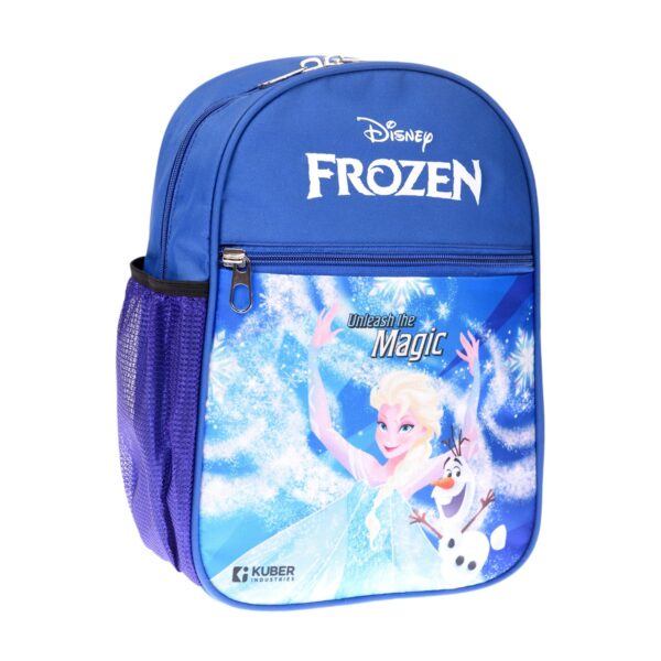 Kuber Industries Disney Frozen School Bag | Kids School Bags | Student Bookbag | School Bag for Girls & Boys | 2 Compartments School Bag | Small | Blue