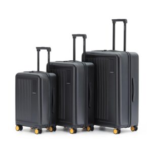 MOKOBARA The Transit Luggage Poly-Carbonate Hard Sided 8 Silent Ninja Wheels (Crypto 2.0, Set of 3)