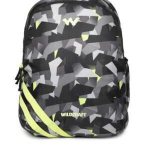 Wildcraft Nylon 35 L Broken Camo Green Casual Standard Backpack (Grey, H X W X D:46X32X24) (Medium Size)