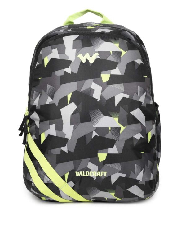 Wildcraft Nylon 35 L Broken Camo Green Casual Standard Backpack (Grey, H X W X D:46X32X24) (Medium Size)