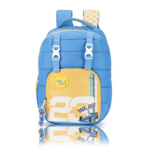 uppercase 26L Sprout 02 | School Bag | 2 Full Access Compartment | Well padded Shoulder Strap with Grab Handle | Name Tag, Organiser & Plush Charm Inside | For Girls & Boys | 750 Days Warranty