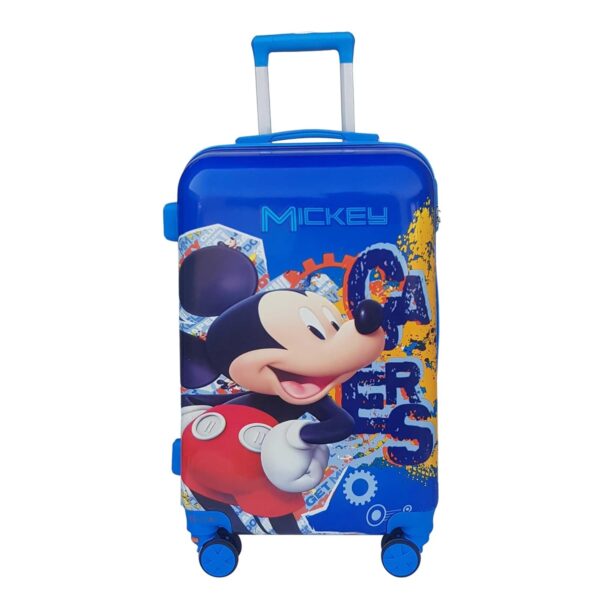 GOCART WITH G LOGO 24 Inch Hard Side Polycarbonate 360Â Rotating 4 Wheel Kids Travel Luggage Trolley Suitcase (Design-5)