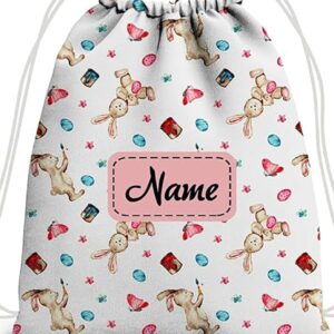 Baby of Mine Drawstring Swimming bag for kids for Gym yoga Tuition Beach Waterproof Backpack for 3-10 year Girls boys Bag with Custom personalisation