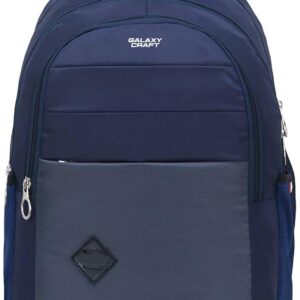 Galaxy Craft 30L Unisex Backpack || Laptop Sleeve for 16in, Rain Cover, 2 Bottle Pockets | School, College, Office Travel Bag