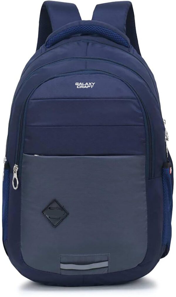 Galaxy Craft 30L Unisex Backpack || Laptop Sleeve for 16in, Rain Cover, 2 Bottle Pockets | School, College, Office Travel Bag