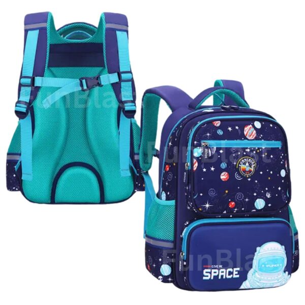 FunBlast School Bags for Boys – Space Bagpack for School Kids, Large Capacity Multipurpose Orthopedic Lightweight School Bags, Travel Bag, Casual Bag (44 X 31 X 19 Cm)