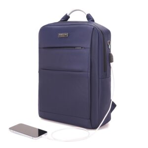 KENNETH COLE Unisex Laptop Backpack, Stylish & Modern Design Business Bag with A Unique Usb Charging Port Feature