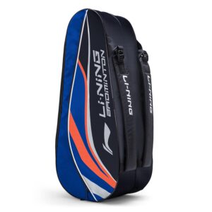 Li-Ning Panther Double Zipper Polyester Badminton Kit Bag | Stash Pocket | Ample Storage | Unisex – Men, Boys, Girls, Women