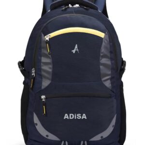 ADISA 32L large laptop backpack office bag college travel back pack with rain cover