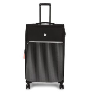 it luggage The Lite-Black- Large-28 inches Expandable Softsided with TSA Lock 8 Wheel Trolley Bag