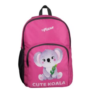 F Gear Frisco Koala 15L, Kids School Backpack|Daypack|Tuition Bag|Primary Nursery School bag For Girls Boys|Bottle Holder Front Zippered Pocket, Padded Back & Shoulder Straps|Lightweight Bag