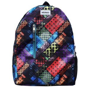 WECROO Polyester 12L Backpack School Bag Women Boys Girls Daypack College Bag Book School Sports Bag Weekend Lightweight Bag