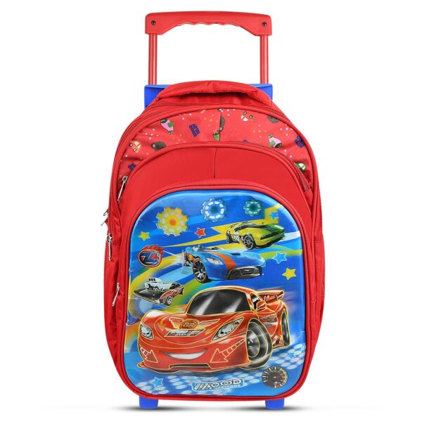 Stylbase Kids Boys Girls Trolley School Bags Sturdy, Rolling Backpack with Adjustable Handle, Spacious Compartments Multifunctional Wheeled Backpack, Perfect for School and Travel