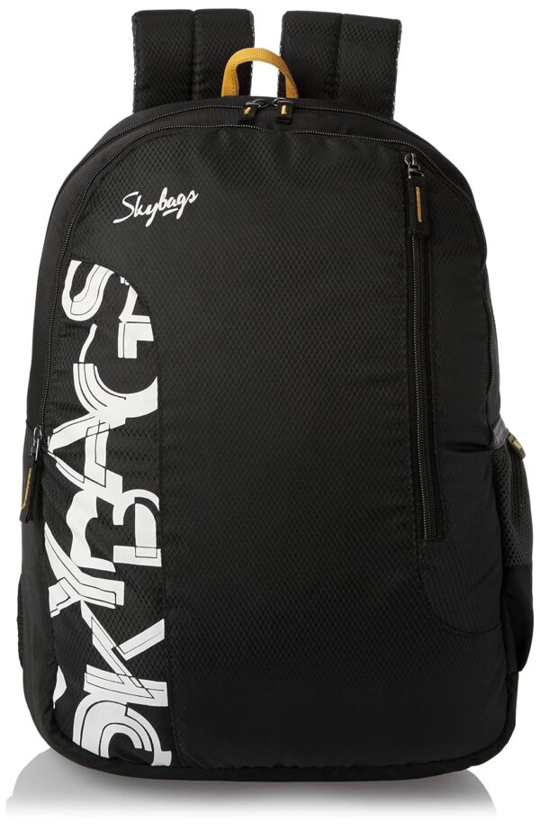 Skybags Casual Backpack 28L, 2 Main Compartments, Bottle Pocket, Front Pocket, Padded Shoulder Strap