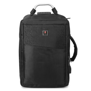 Swiss Military, Laptop Backpack cum Sling Bag with Combination Lock, USB Charging Port, Multiple Compartments, LBP91