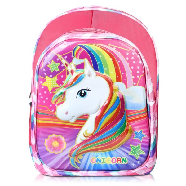 Stylbase 3D School Bag for Boys and Girls Cartoon Printed Waterproof Backpack Bag Ideal for Kids Bag Nursery 1st 2nd Class School Bags 5-7 Years 15 Inch