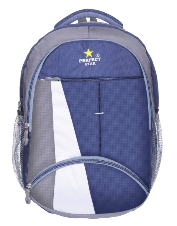 Perfect Star 35 Litres Unisex Casual Polyester Backpack School Bag For Girls Bags For Boys Class 5-10 Large 4 Partition Laptop Collage Office Travel – Blue