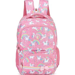 BEAUTY GIRLS 1531 Polyester Waterproof 30 L Floral Printed School, College Tuition Laptop Backpack Bag for Girls & Women