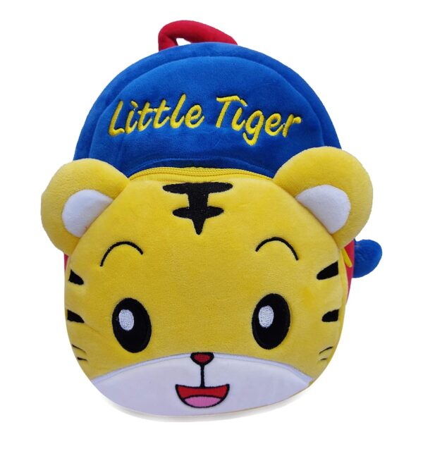 DZert Tiger Kids School Bag Soft Plush Backpacks Cartoon Boys Girls Baby (2-5 Years)