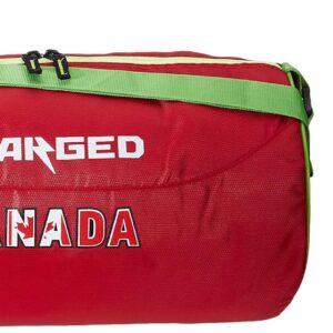 Charged Sports Bag Canada Large Red with Gowin Football Shoe Destroyer Cyan Size-8