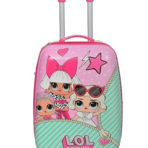 D’s PARADISE Kid’s Polycarbonate Cartoon Print 16 Inches Suitcase/Trolley Bag for Girl’s