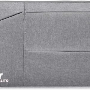 Tabelito Polyester Hybrid Laptop Bag Sleeve Case Cover Pouch for 14 Inch(35cm) Laptop Apple/Dell/Lenovo/Asus/Hp/Samsung/Mi/MacBook/Ultrabook/Thinkpad/Ideapad/Surfacepro (Grey)