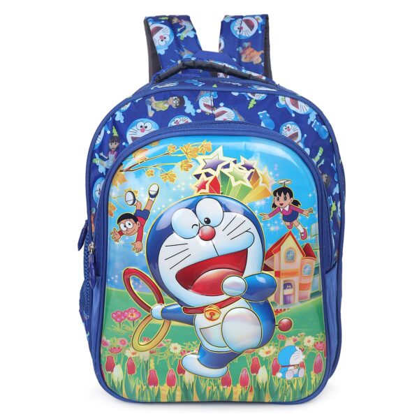 Stylbase 3D School Bag for Boys and Girls Cartoon Printed Waterproof Backpack Bag Ideal for Kids Bag Nursery 1st 2nd Class School Bags 5-7 Years 15 Inch