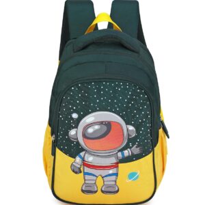 HOT SHOT 1357 JUNIOR SERIES SPACEMAN BAG|School Bag|Tuition Bag|KIDS BAG| Water Resistant |14 Inch|Boys&Girls 15 L School Bag