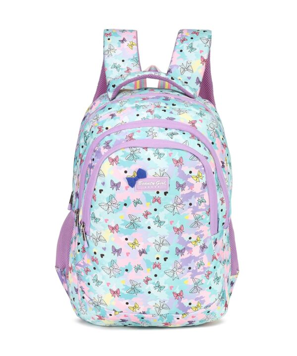 BEAUTY GIRLS BY HOTSHOT 1577 |School Bag|Tuition Bag|College Backpack|For Girls & Women|18 Inch|30 L Waterproof School Bag