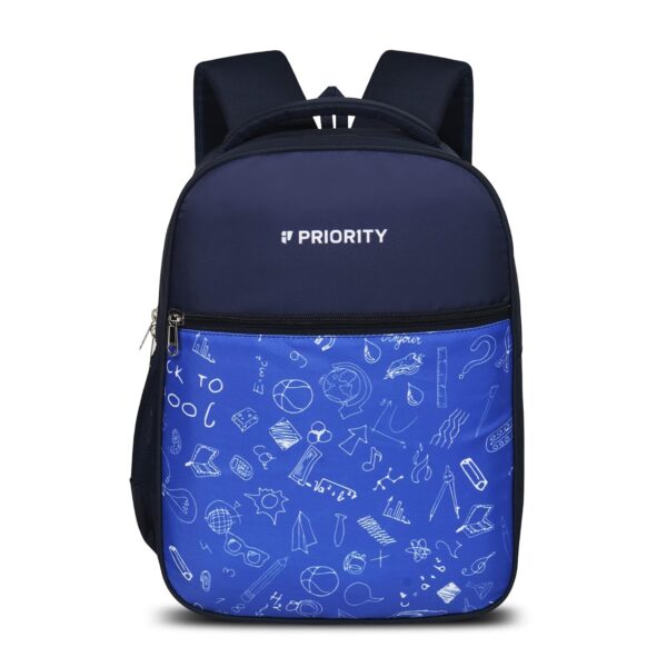 Priority Kids 25L Cartoon Printed Stylish Lightweight Casual/Picnic/Tuition/School Backpack for Children Boys And Girls