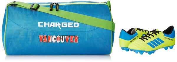 Charged Sports Bag Vancouver Large Sky With Gowin Football Shoe Destroyer Cyan Size-8