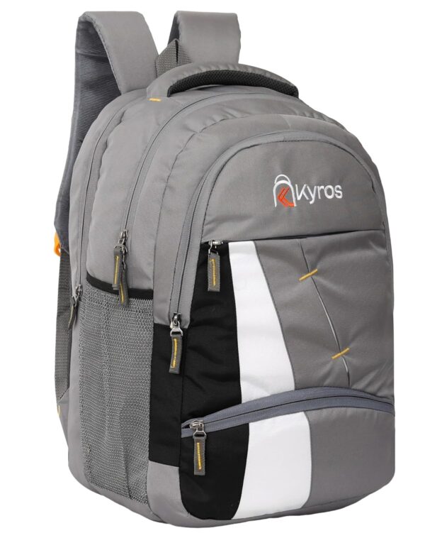 Kyros 40 L Large Unisex backpacks Girls & Boys School College Bag men women Medium 40 L Laptop Backpack (Grey)