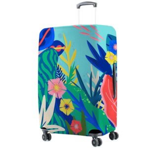 Nasher Miles Polyester 75 cm (28 Inch) Large Protective Luggage Cover – Underwater Design