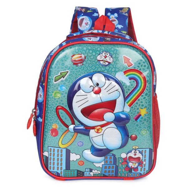 Stylbase Doraemon School Bag For Boys And Girls Cartoon Printed Waterproof Backpack Bag Ideal For Small Kids Bag UKG Nursery 1st Class Girls School Bags 5-7 years 14 Inches