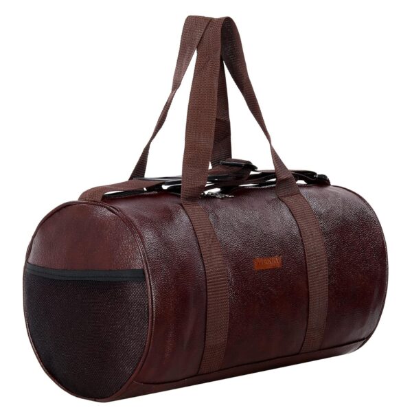 Duffel Polyester Bags for Men Women Stylish Gym Bag/Gym Bags/Duffle Bag/Shoulder Bag for Men/Duffle Gym Bags for Men/Fitness Bag/Carry Bag (Brown)