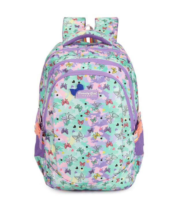 BEAUTY GIRLS BY HOTSHOT1588|School Bag|Tuition Bag|College Backpack|For Girls & Women|18Inch|32L School Bag