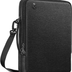 MOCA Laptop Unisex Shoulder Bag For Macbook Air/Pro 13-Inch M2 2022, Pro M1 14-Inch, Padded Computer Tablet Carrying Case Dell Xps 13, 13.5” Surface, Hp, Acer Chromebook (13-14 Inch, Black)