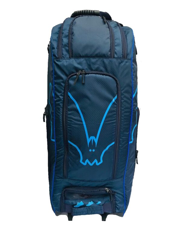 BAS Vampire Game Changer Cricket KIT Bag with Wheels (Blue)