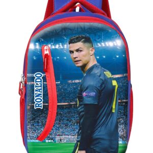 Ronaldo School Bag Casual Backpack Daypack Lightweight Casual Backpack for Kids Boys And Girls 7-12 Years