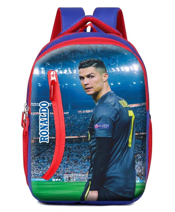 Ronaldo School Bag Casual Backpack Daypack Lightweight Casual Backpack for Kids Boys And Girls 7-12 Years