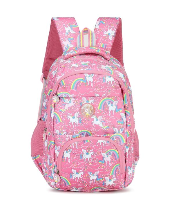 BEAUTY GIRLS 1546 Polyester Waterproof 30 L Designer Floral Printed School, College Tuition Backpack Bag for Girls and Women