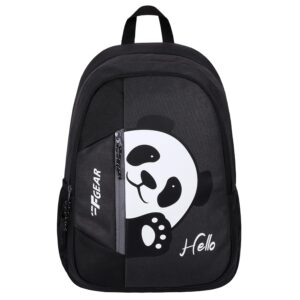 F Gear Panda 21L Medium Kids School backpack | Organizer Bottle compartment Water resistant lightweight, Gifts for Men Women Boys Girls Adults, Casual/College/Tuition/Travel Bag