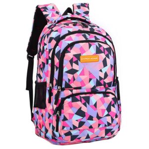 Hyper Kids 35L Printed Pink Best Stylish Lightweight Spacious Waterproof Casual/Picnic/Tuition/School Bag/Backpack for Children Boys And Girls HA-115