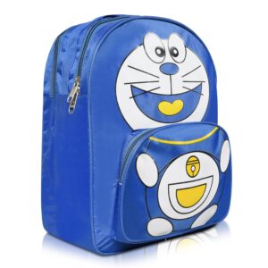 Stylbase girls boys kids School Bag kids Backpack for Ages 2-5 Years | 20 L 3D Printed waterproof cartoon Backpack For Nursery LKG UKG 1st 2nd class Blue Medium