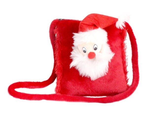 Tickles Red Santa Claus Sling Purse Bag Kids Christmas Gift Childrens Day 4 litres